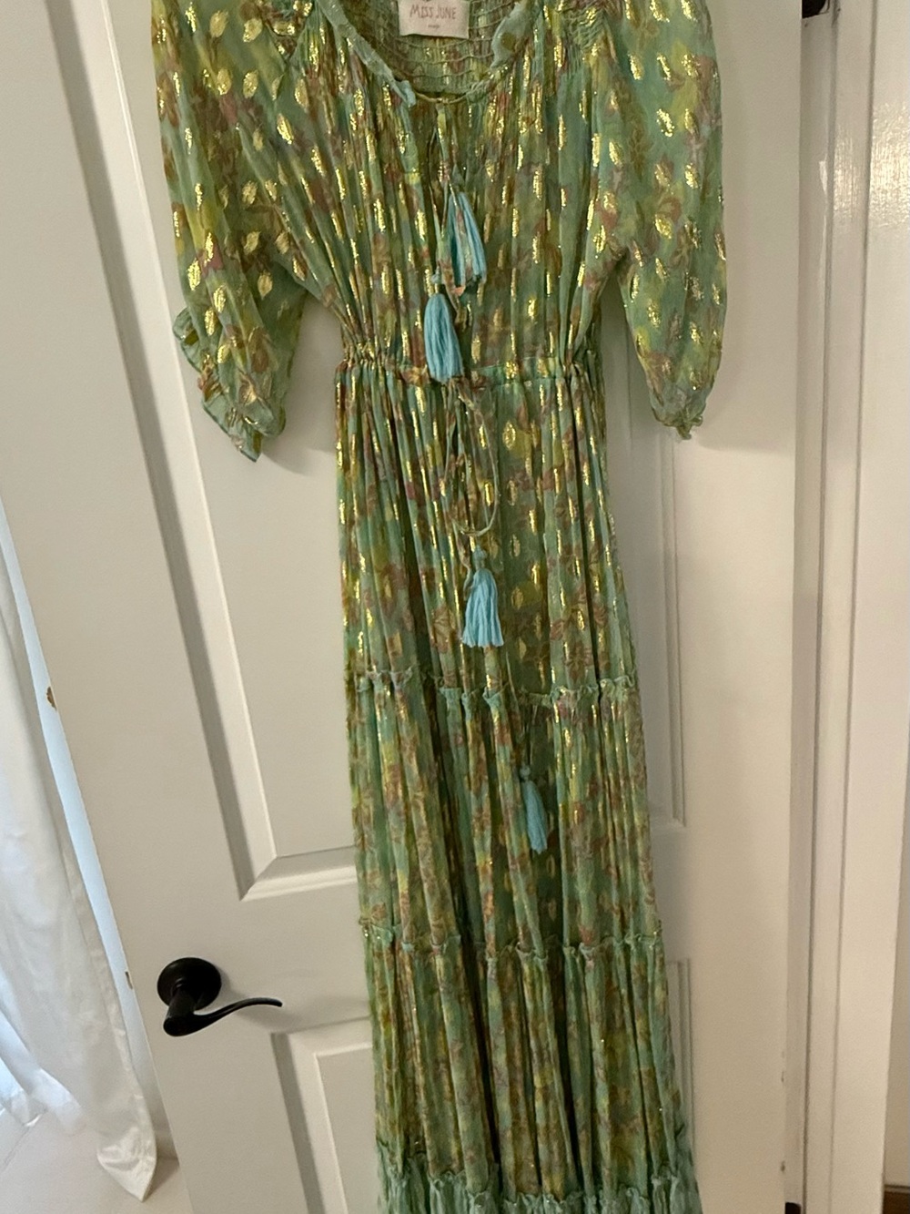 Miss June sundress Dress glitter
